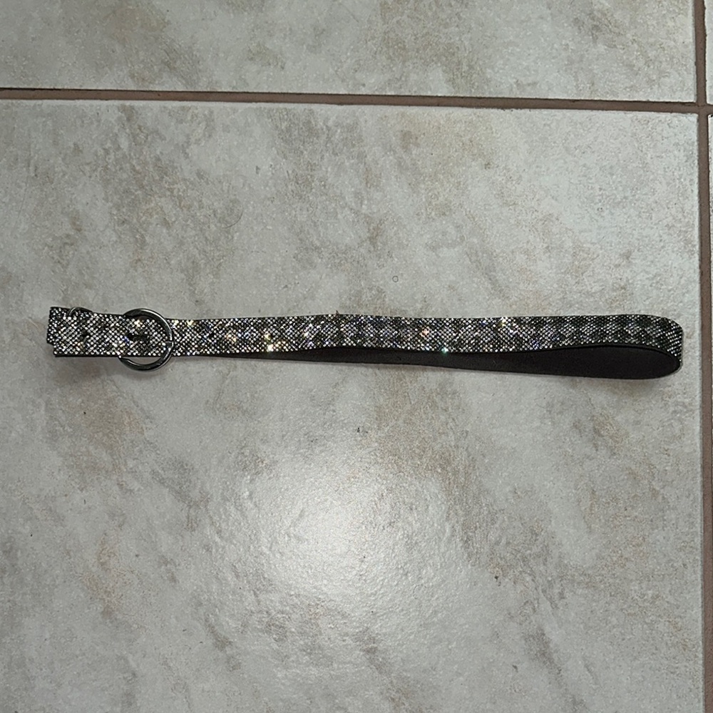 Silver Glittery Belt